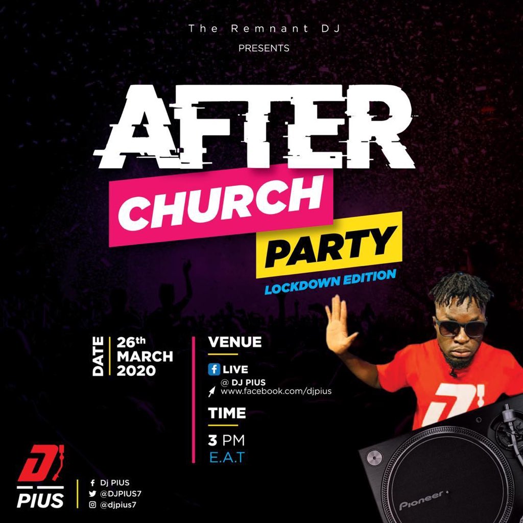 Deejay_Andr3w's tweet image. Party #AfterChurch with @DJPIUS7 live at 3pm on the #BlueApp 
@teamGMP1