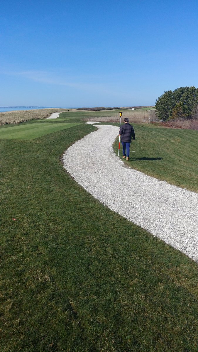 GPS_Greg's tweet photo. Not a lot of good weather this month, but made the most out of the pick of the month at the Ocean Course at New Seabury. Agri-scape Golf just wrapping up Bruce Hepner improvements. #gpsmapping https://t.co/dodXoUaf7K
