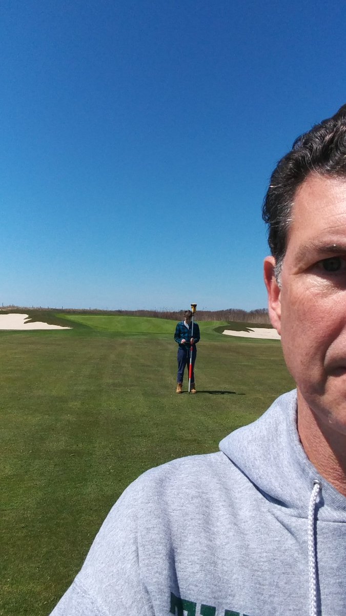 GPS_Greg's tweet photo. Not a lot of good weather this month, but made the most out of the pick of the month at the Ocean Course at New Seabury. Agri-scape Golf just wrapping up Bruce Hepner improvements. #gpsmapping https://t.co/dodXoUaf7K
