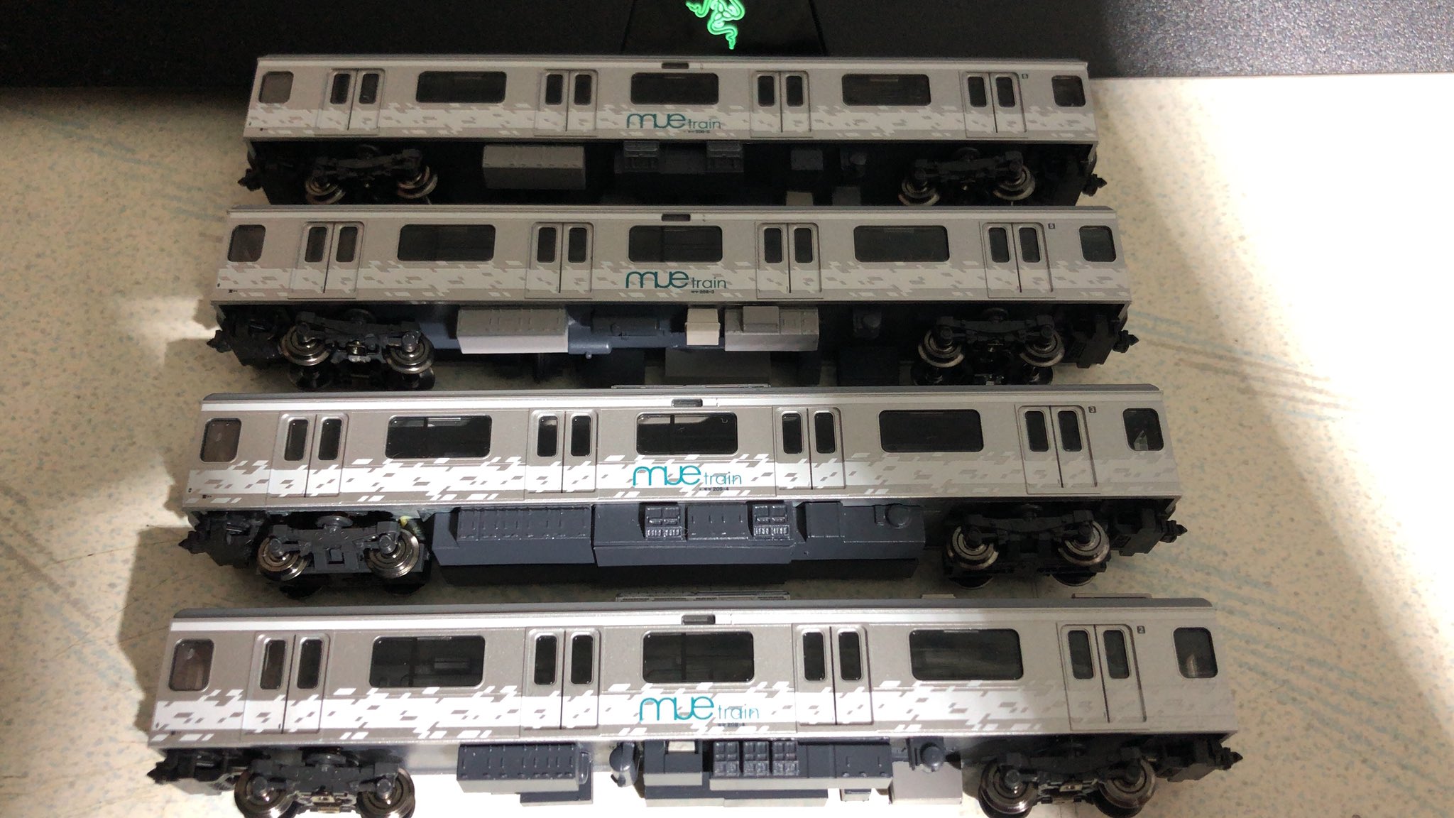 屋根正規化加工品】JR東日本 209系0番台 MUE-Train 在来線用試験
