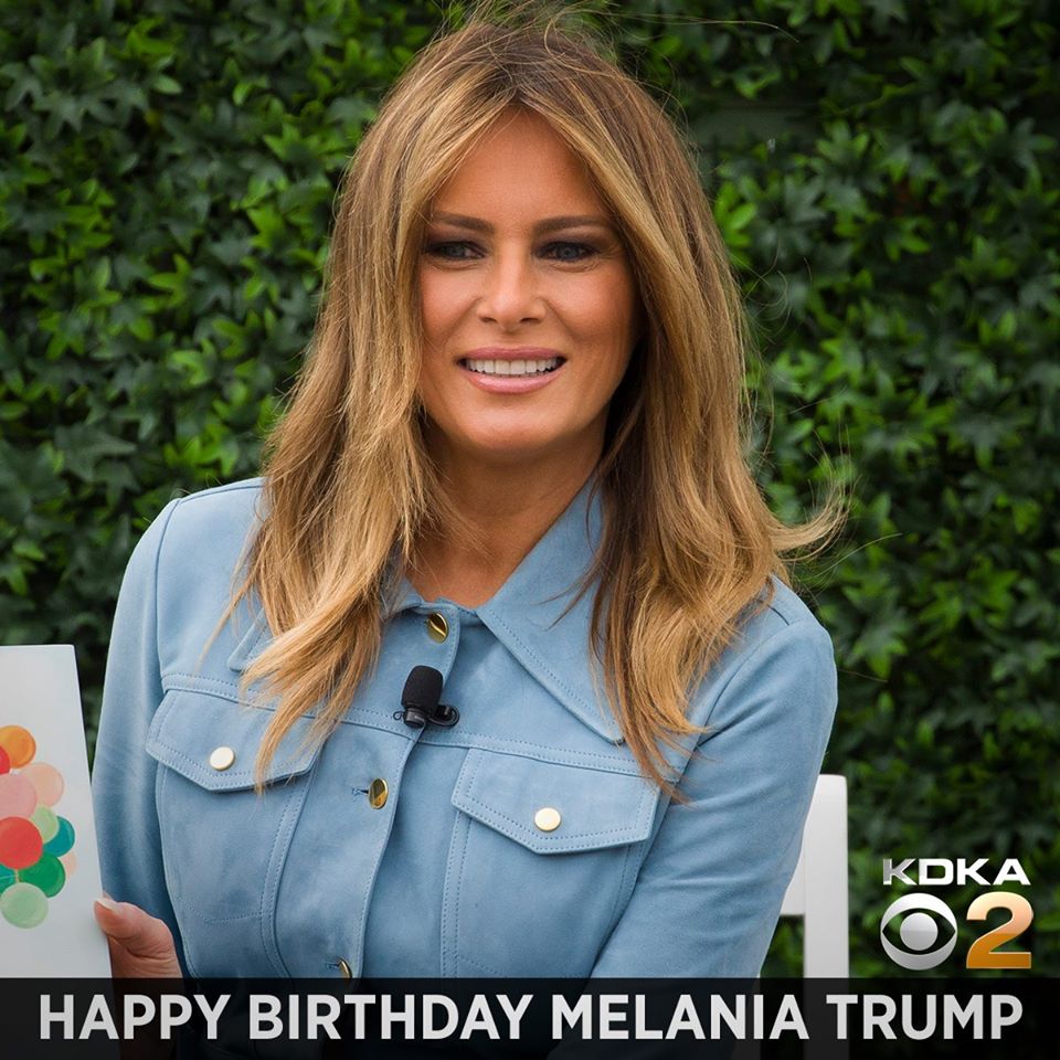 Happy birthday to the First Lady of the United States, Melania Trump! 