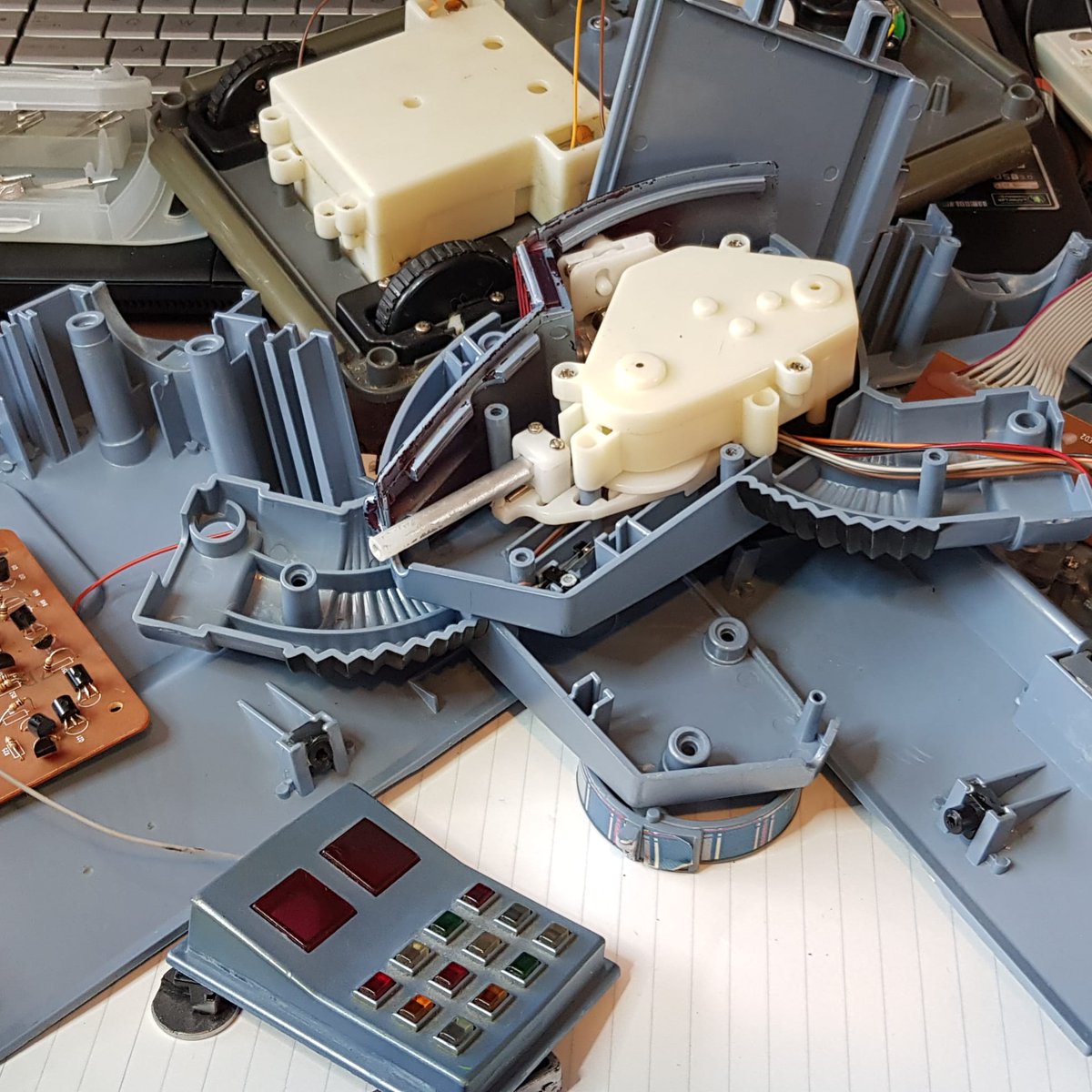 It took a while to disassemble