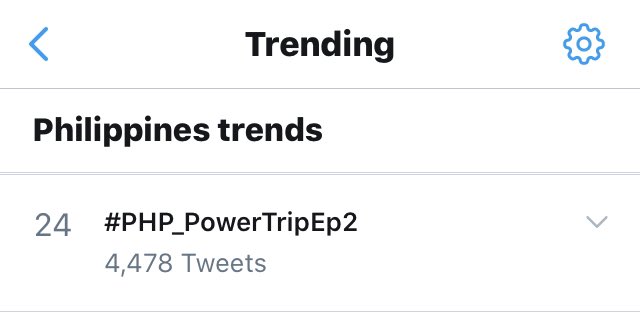 JPKaye2's tweet image. 24th Spot na tayo fam!!! KEEP TWEETING PARA MAKAPASOK SA TOP 10 TRENDING!!

@JPsoliva @joxstyles @_Rentao @YUUKIITO_ @yukito_kanai @xxivchrls @rhadz_ 

#PHPMusic
#PHP_PowerTripEp2
@_PHPmusicn