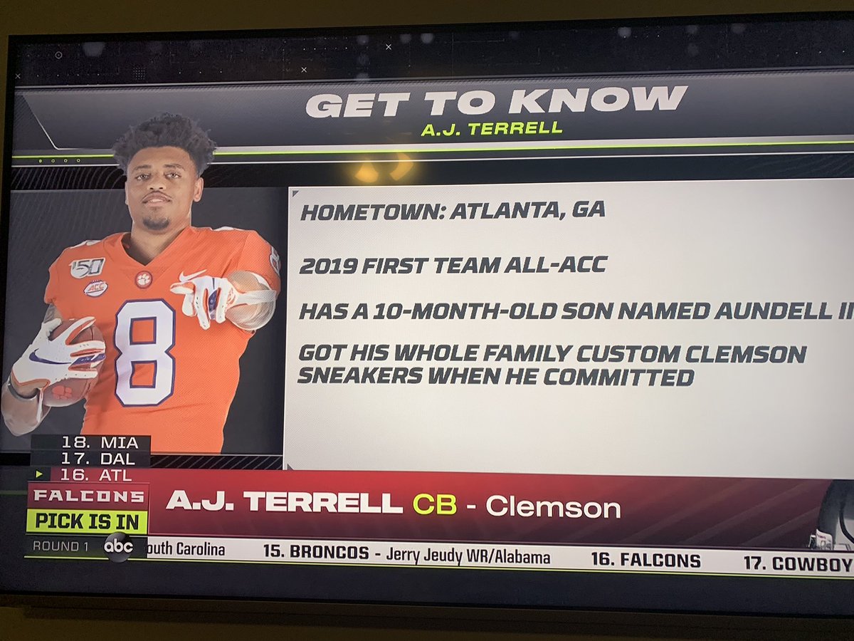 FultonCountySchools (@fultoncoschools) on Twitter photo This is what it looked like when Westlake grad A.J.Terrell was drafted by the Atlanta Falcons!
<a href="/gyimah_whitaker/">Dr. Gyimah Whitaker</a> @FultonAD_crafts <a href="/JKRobinsonEDU/">Jamar Robinson</a> <a href="/Coach_CGreen/">Carl Green,CAA</a> This is what it looked like when Westlake grad A.J.Terrell was drafted by the Atlanta Falcons!
<a href="/gyimah_whitaker/">Dr. Gyimah Whitaker</a> @FultonAD_crafts <a href="/JKRobinsonEDU/">Jamar Robinson</a> <a href="/Coach_CGreen/">Carl Green,CAA</a>