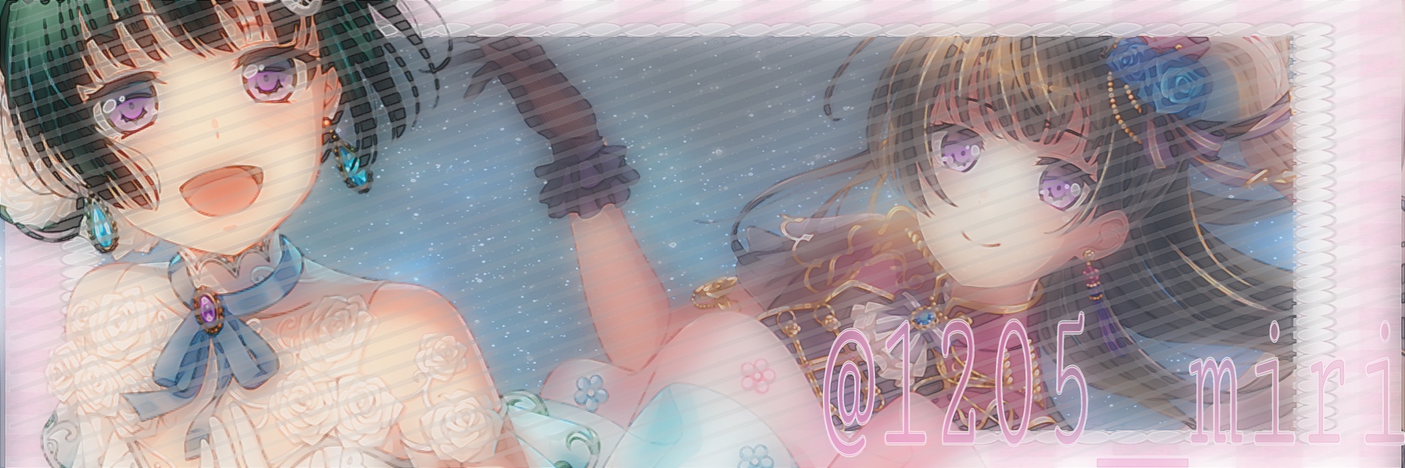 味醂 絵描いた こういう量産型っぽい背景を作りたかったの 上手く出来て良かった 量産型 りんりん 新しいヘッダー画像 ヘッダー作成 T Co Oxzvajam6q Twitter