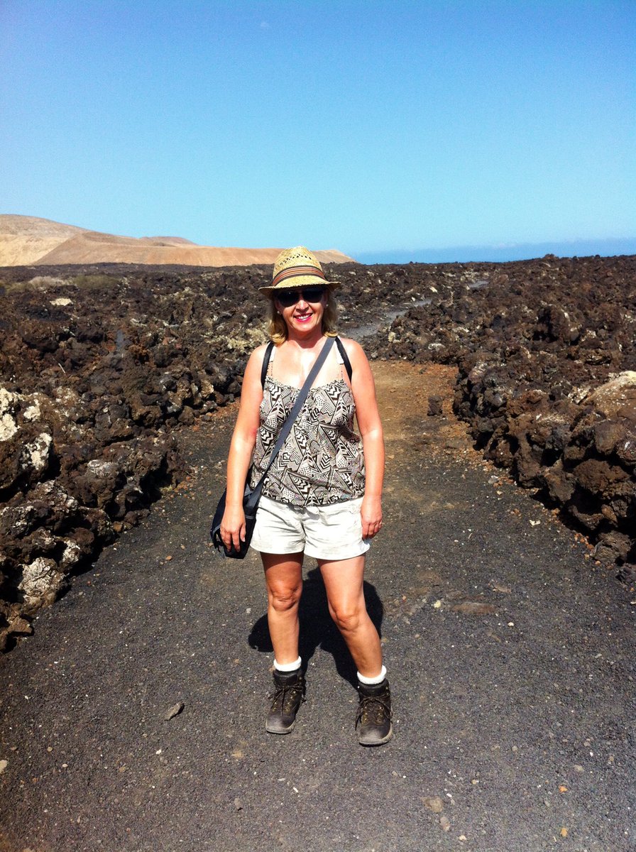 yorkshirelass57's tweet photo. #travelbackintime walking, Caldera Montana Blanca, Lanzarote #July2013 https://t.co/zPZJQOyeDl
