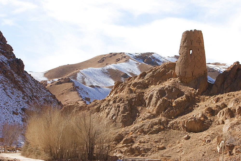Old watchtower in the Shahidan Valley, Bamian Province.