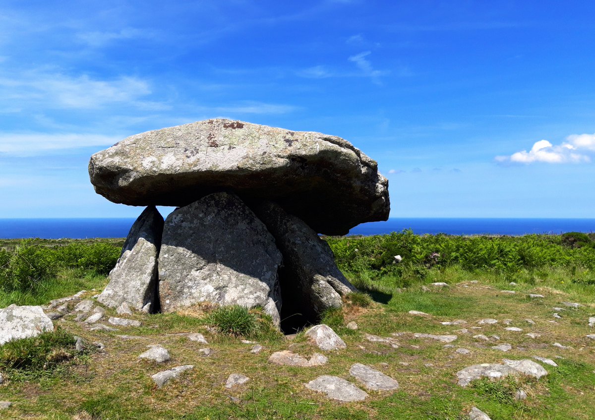 Some  #PrehistoryOfPenwith as my contribution to  #MuseumsUnlockedChûn QuoitThe Mên-An-TolInside Pendeen Vau FogouLanyon Quoit #megalithic