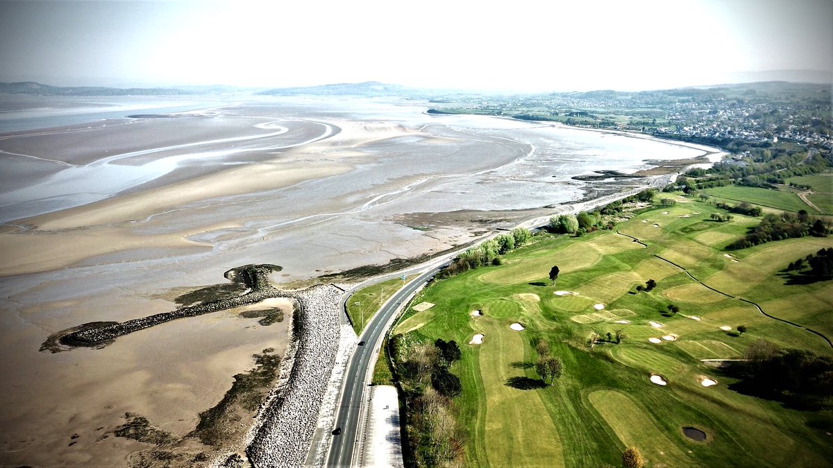 Sometimes a picture speaks for itself.... #golfcourseviews #northwestgolfcourse #morecambe #morecambebay #stunningviews #seasidelocation #lakesviews #lancashiregolfcourse #golf #aerialshot Credit: George Schofield - thank you!