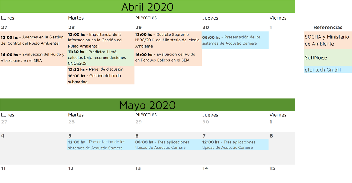 AlS_Arg's tweet photo. Estimados, queremos compartir con ustedes una serie de seminarios y eventos que se desarrollarán con motivo de la celebración del día Internacional de Concienciación sobre el Ruido.

https://t.co/AuF5HDbzby

#ruido #acustica #diacontraelruido #medioambiente https://t.co/i0uarscKtf