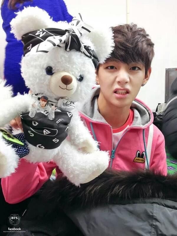 bts v teddy bear
