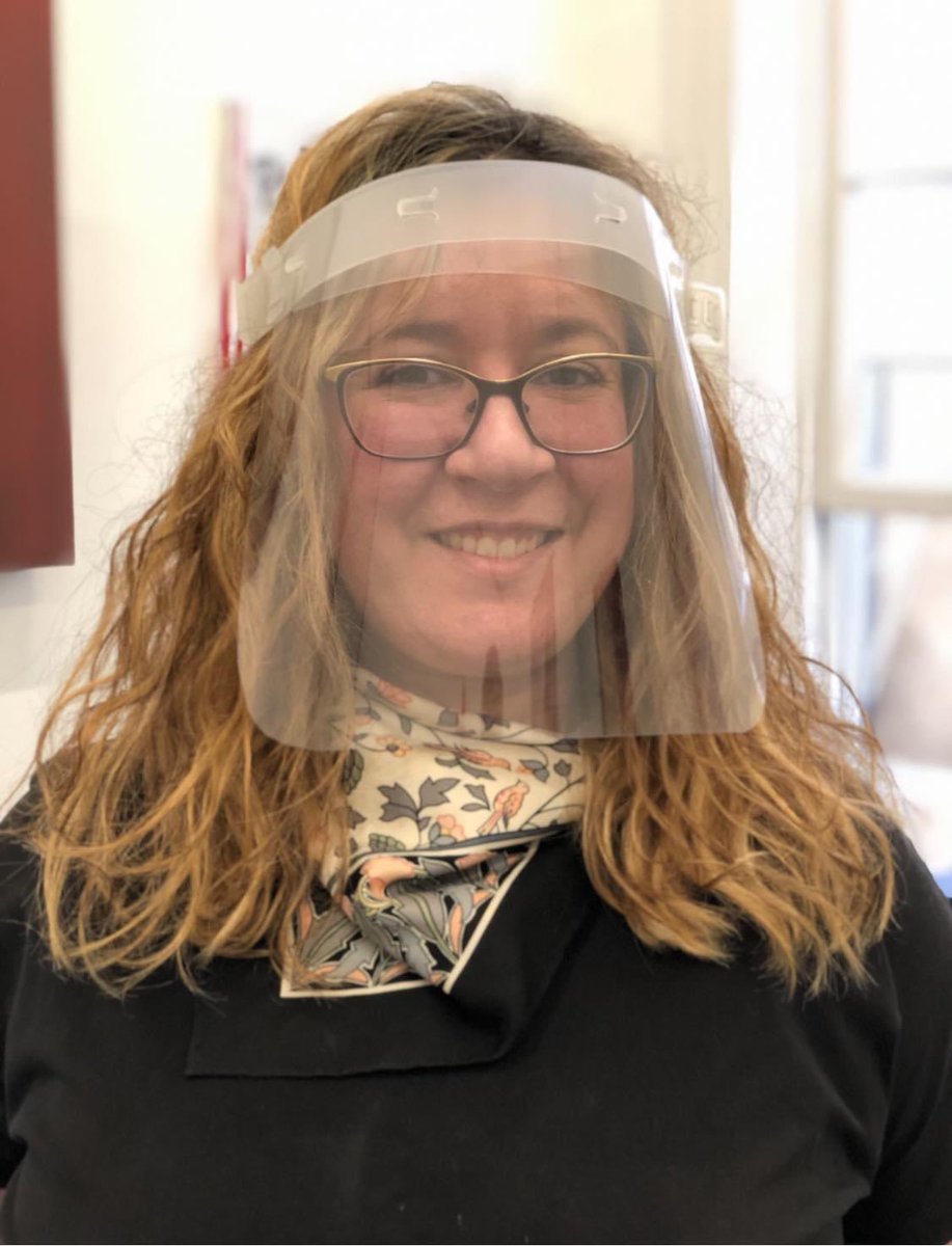 Thank you to <a href="/TerraMarNetwork/">TerraMar Networks</a> for donating acetate shields for face shields. Leaving a wipe in the packaging when they were collected was a lovely touch 😊. These have become masks for Longfield, Clarendon Medical, mencap &amp; others through Piece Makers. #ppeforheroes #JCIDerryPPE