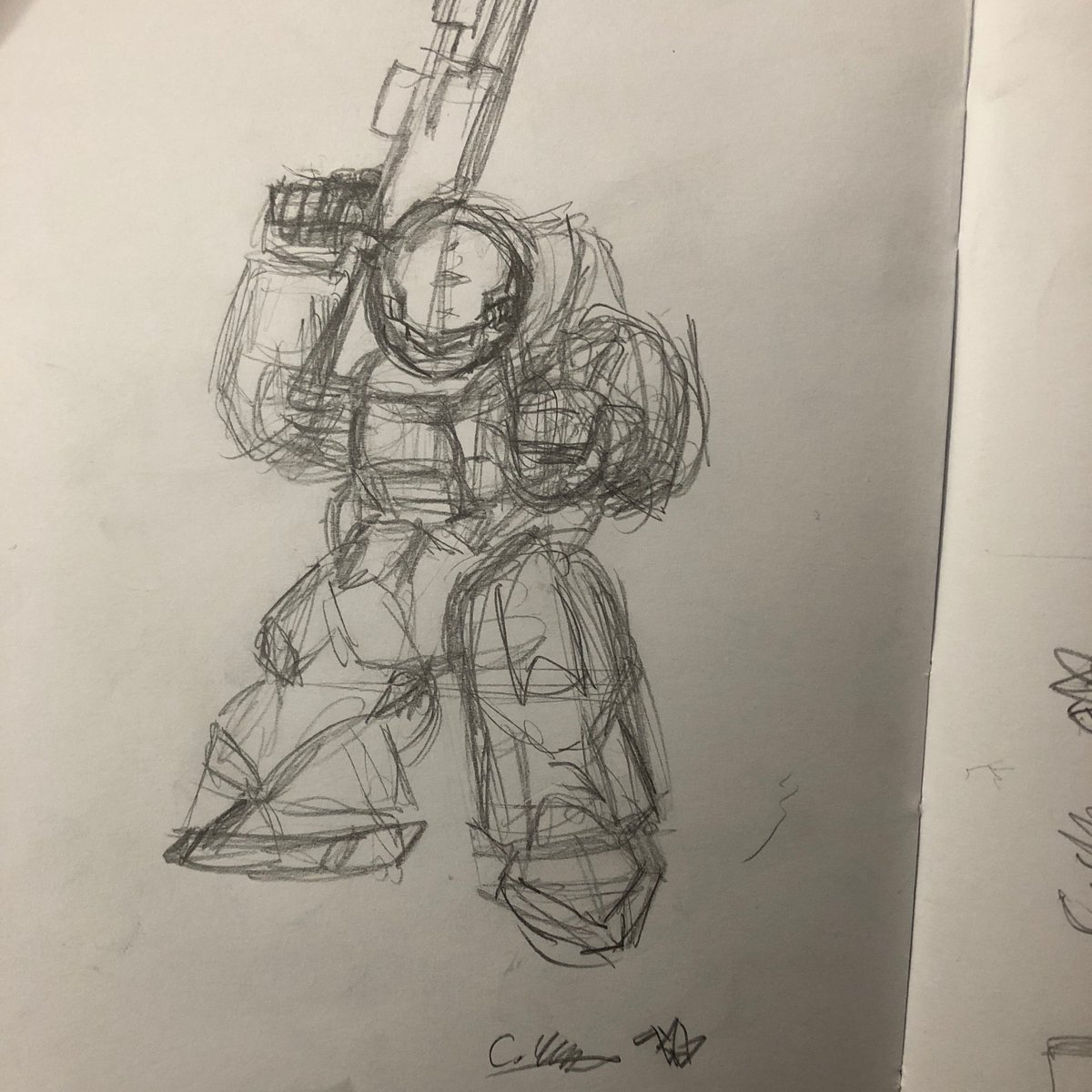 voldox_7591's tweet photo. While I’m doing the six fanarts challenge, I’ll be give you some quick sketches to do quick tenders later. Here’s doodle sketches as drafts of Typhoon from Hardcore Mecha, my absolute favorite mecha so far in the game.
#codehardcore #メカ #HARDCOREMECHA #ハードコアメカ https://t.co/9IrlWlWRyq