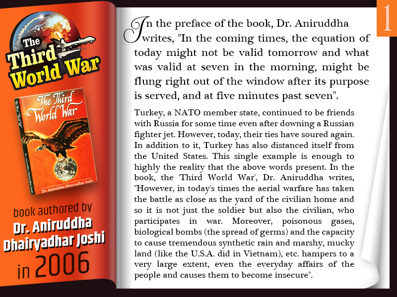 samirsinh189's tweet photo. Today, amid horrific #CoronavirusPandemic, many nations eye China with suspicion &amp; hold it responsible for #BioWar. As world now begins to realise that all happenings are part of #ThirdWorldWar, the fact has been explained way back in 2006, in a book authored by #DrAniruddhaJoshi https://t.co/PTl6B6N54U