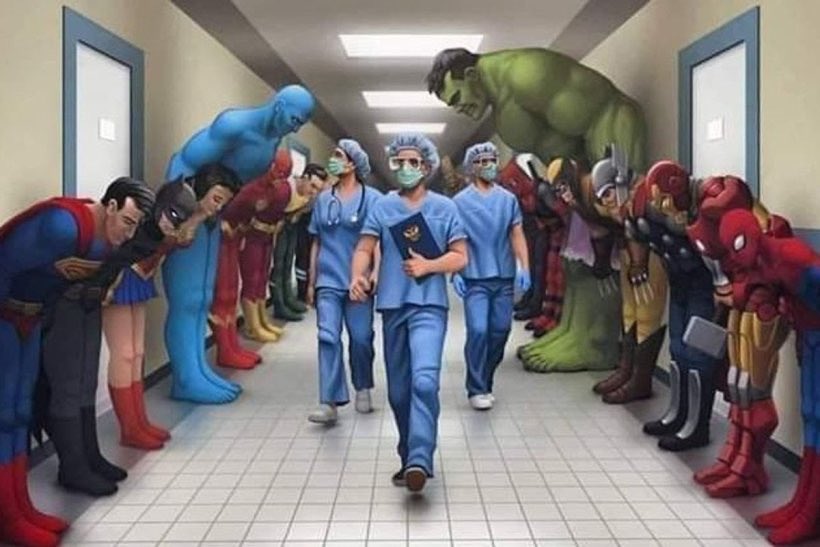 A tribute to all the healthcare workers on the frontline