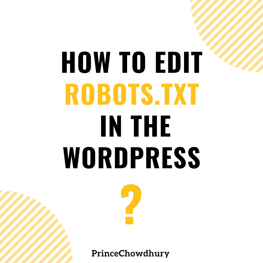 The easiest way to create or edit the robots.txt file is through Yoast SEO in the WordPress Dashboard. Read more 
instagram.com/p/B_c4VnsAXYo/…
#seo #onpageseo #SearchEngineOptimization