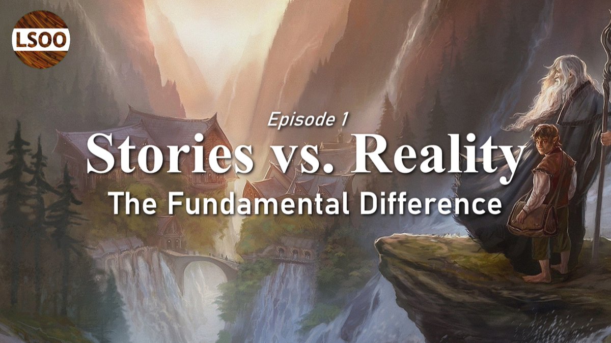 Tom_LSOO's tweet photo. New video! Proudly presenting the first part of a 3-part series on our relation with stories, in which I explore the fundamental difference between stories and reality. WATCH: https://t.co/QdQzNA8UGB https://t.co/5vpnfB1BMu