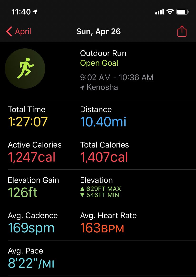 Solid run this morning. Lake Michigan was beautiful. <a href="/Coach_Hoff_67/">Coach Hoffman</a> @Jdkenny5 @HeiringLinda