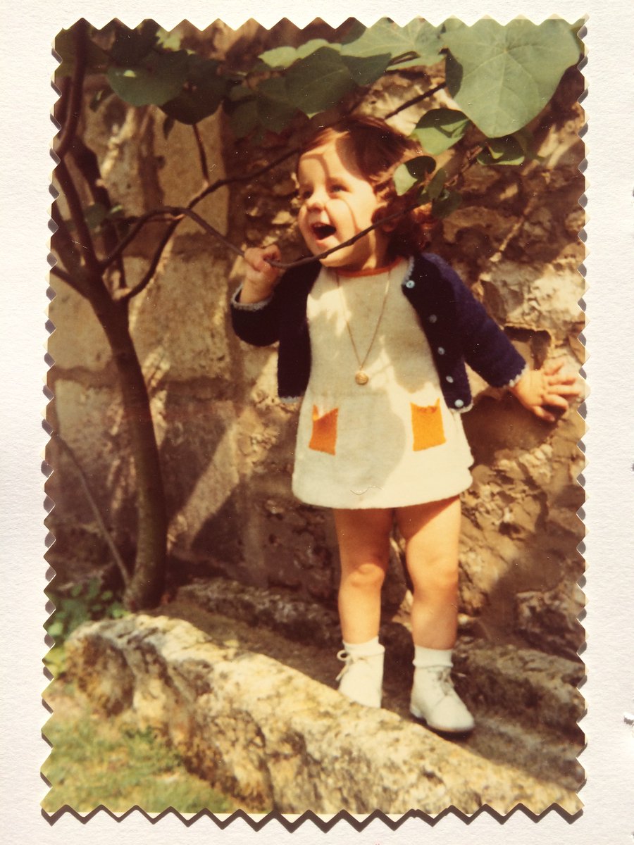 mpsmoreau's tweet photo. I can’t find a picture of #MeAt20, so here’s #MeAt2 instead, with my auburn curls and big grin. #happytimes https://t.co/oKa5PZMkr1