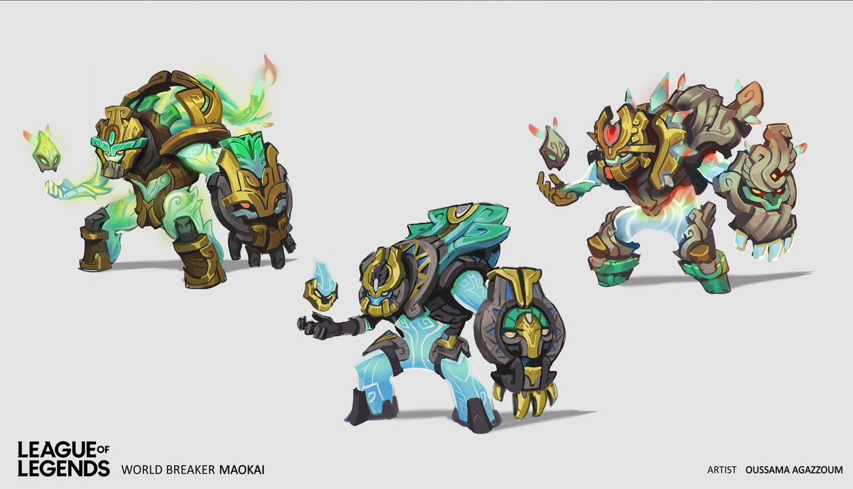 White_Leyth's tweet image. World Breaker Maokai concept

#LeagueOfLegends #worldbreaker #maokai #skinconcept