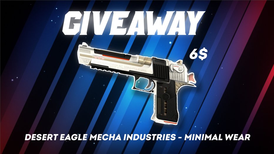 Hosting a Desert Eagle Mecha Industries giveaway!

Make sure to sub and watch my newest video on youtube.com/watch?v=poMJjp… ✅

Follow me and <a href="/Jaypopy/">Jaypopy</a> ✅

Retweet ✅

Proof ✅

Giveaway ends on 29.04.2020!