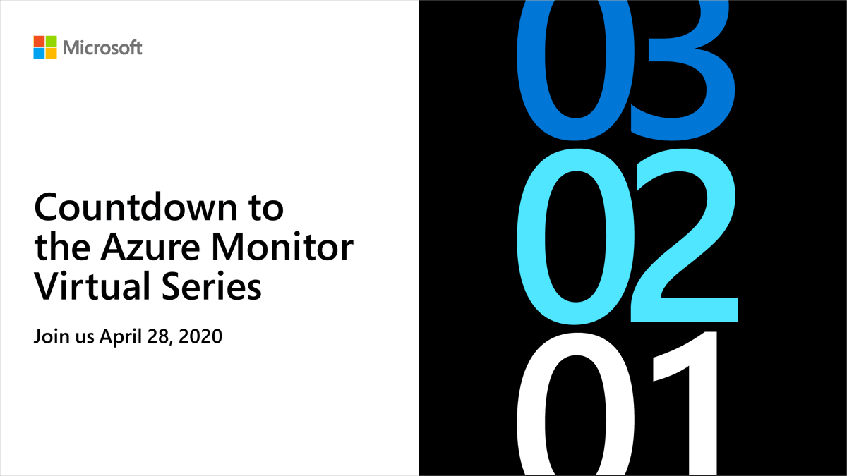 Azure's tweet photo. It’s time to register for the #AzureMonitor event! Learn how to improve your monitoring strategy, watch demos, and ask your questions in the live chat. Register now: https://t.co/y2chp0PIPy https://t.co/VtUE1JFyiY