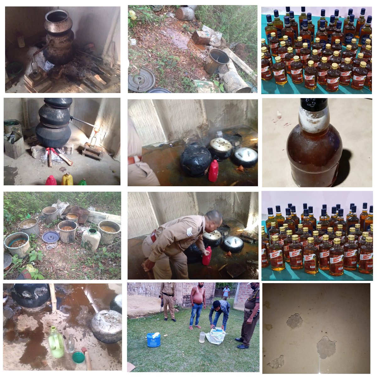 GolaghatPolice's tweet photo. Your safety is our priority
Golaghat police conducted operations at different places of the district and destroyed huge quantities of country made illicit liquor and IMLF.
#BoostYourImmunity
#AvoidDrinking
#Let'sBeUnited
#FightAgainstCorona
@assampolice 
@DGPAssamPolice https://t.co/6gH45aVwCC
