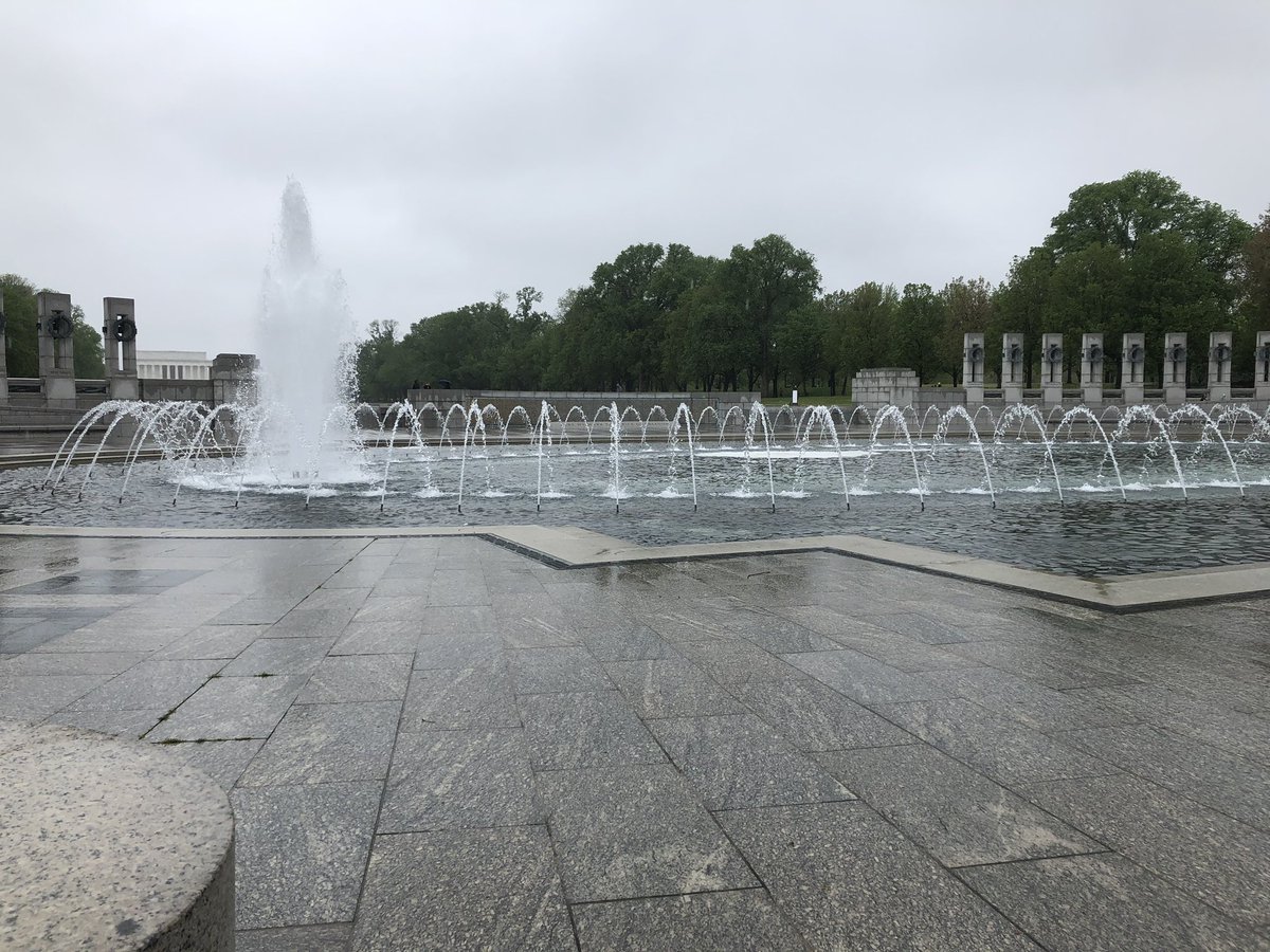 World War II Monument. Current home DC, heart home MN. I reflected on the true sacrifices people made at that time and I think I understand it just a wee bit more given what’s going on.  #teamkunken  @kulturec