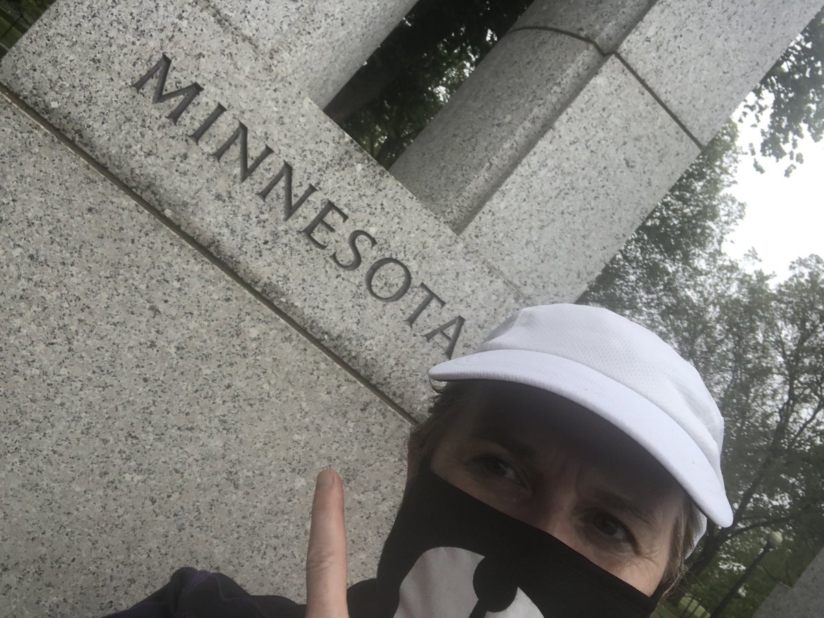 World War II Monument. Current home DC, heart home MN. I reflected on the true sacrifices people made at that time and I think I understand it just a wee bit more given what’s going on.  #teamkunken  @kulturec