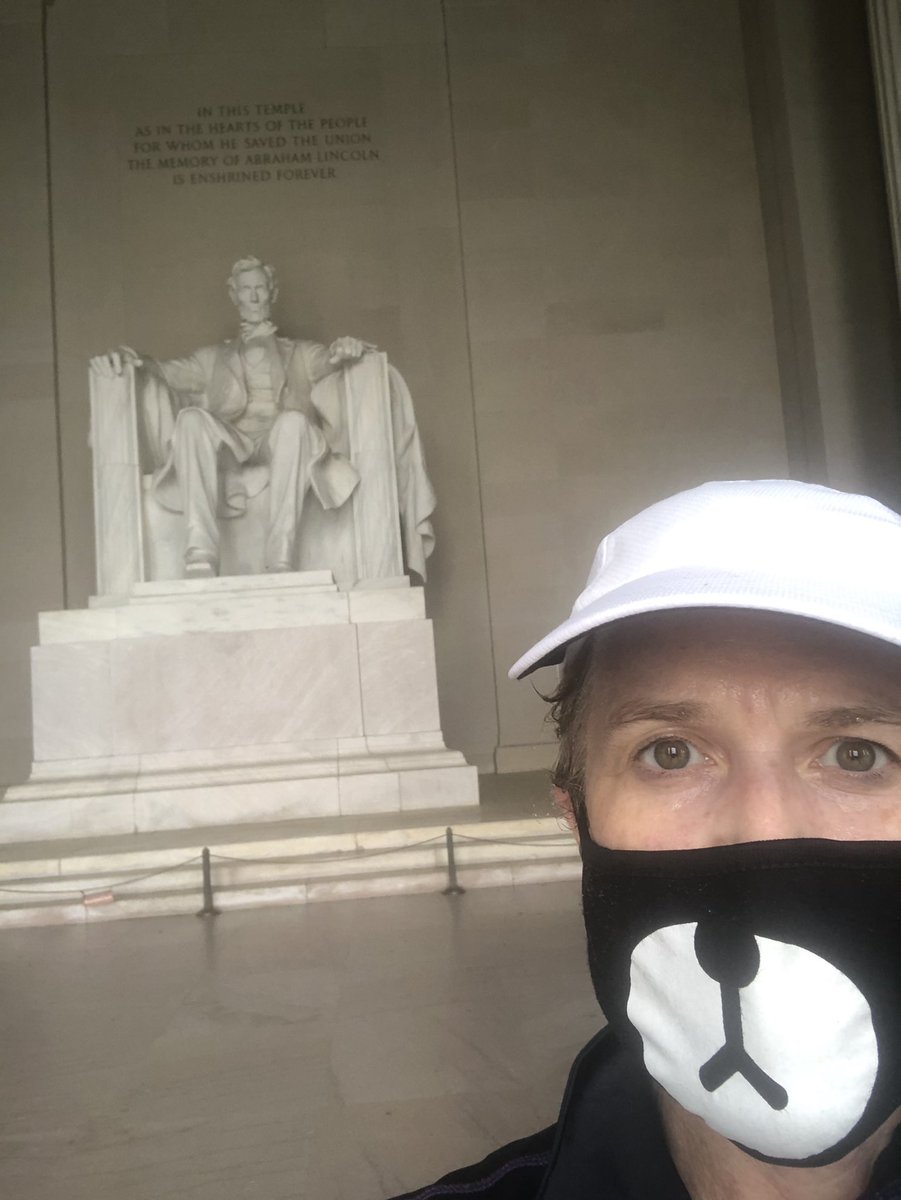 I ran those steps. I recited the Gettysburg Address (as I always do) and while we have never met the promise of “government of the people, by the people, for the people” I do think that’s a worthy goal to strive for. Especially now.  #teamkunken  @kulturec