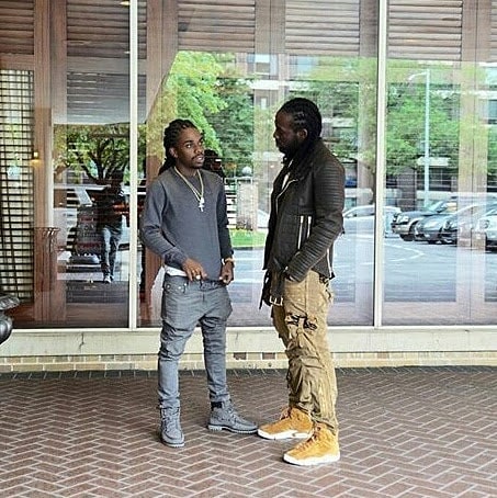 linkmedia_ja's tweet photo. @movadogully and @THEGREATJAHMIEL holding a reason. 

What do you think they are talking about? 

#movado #thegreatjahmiel #music #legends #movadoupdate #dancehall #jamaica https://t.co/7WDhnB9zil