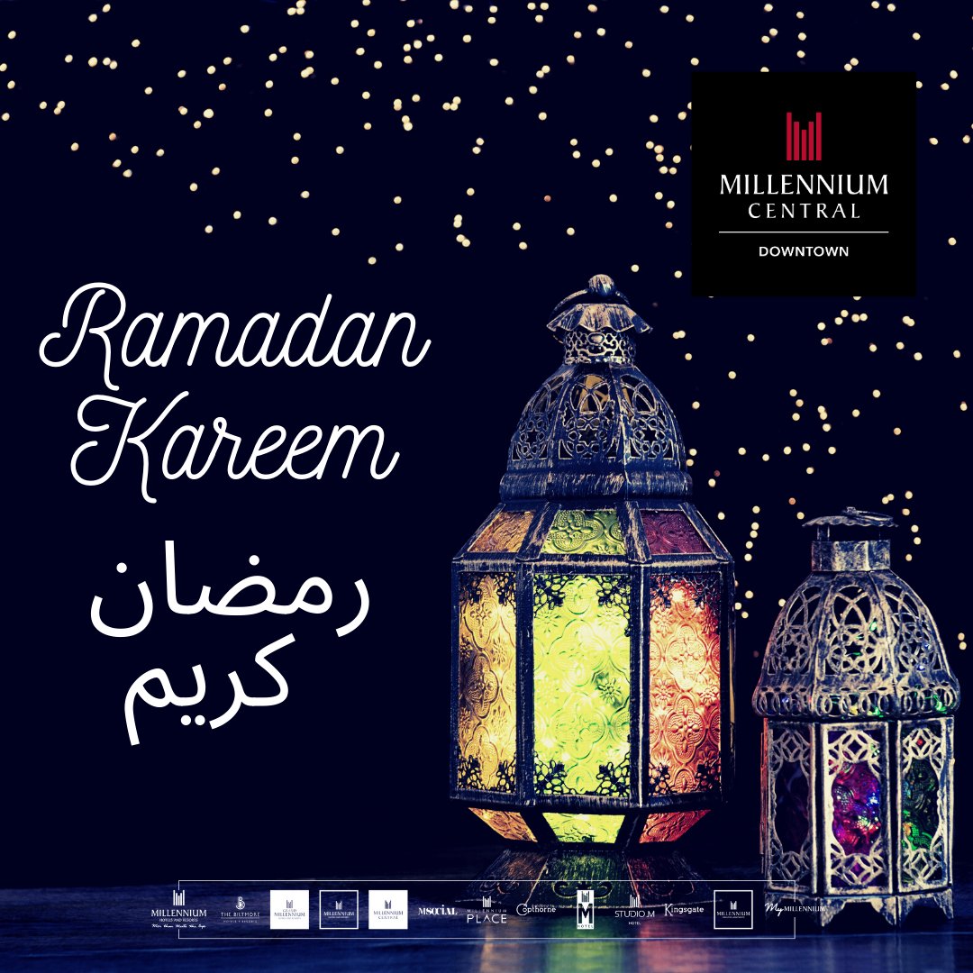 millcentral's tweet photo. We wish all our Muslim brothers and sisters around the world, a blessed Ramadan! May it bring us wisdom, peace and good health. 

#Ramadan2020 #RamadanMubarak
#Dubai #UAE #GCC #MENA
#MillenniumMEA #MillenniumHotels #DubaiHotels https://t.co/ms3HDX6xsF