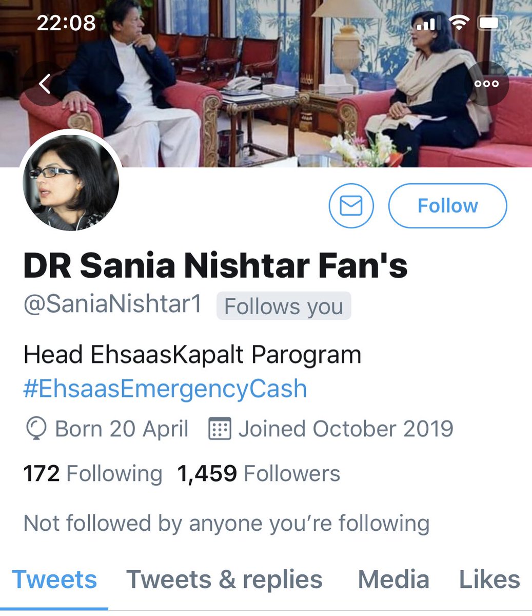 SaniaNishtar's tweet photo. Both these accounts ⁦@SaniaNishtar1⁩  and @sanianashtar (screens below) are fake accounts. My correct twitter handle is ⁦@SaniaNishtar⁩ https://t.co/YmvBaNzI6L