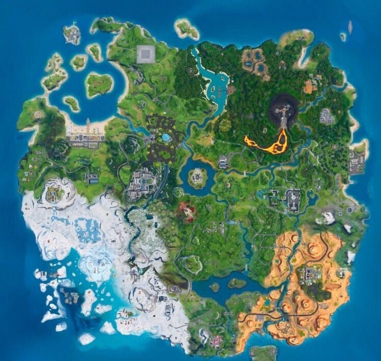 RinconFortnite's tweet photo. ¿Creéis que este sería el mapa perfecto? 👀 #Fortnite https://t.co/FCrGaBKtAT