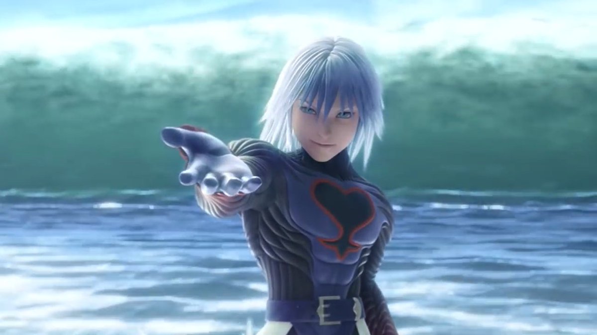 Titan How Fitting Is It That Riku Has This Iconic Pose Of Reaching His Hand Out Yet No One Is Able To Reach It Until Kh3 With Namine Accepting His