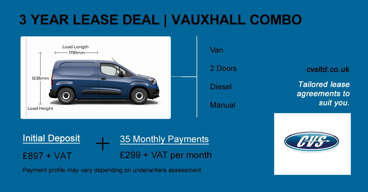 vauxhall combo lease deals