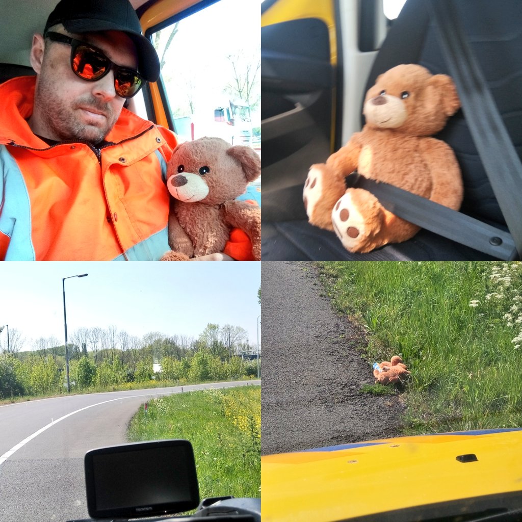 arjanverho_even's tweet photo. Wie o wie is zijn pluizige vriendje kwijt? Ik vond hem op de #snelweg van @RWSverkeersinfo bij knooppunt #gorinchem #a15 #a27.
Voorlopig blijft ze naast me zitten in de #takelauto maar er is vast ergens een heel verdrietig kindje die hem mist!
#retweet=lief https://t.co/h0jy7VPlt8