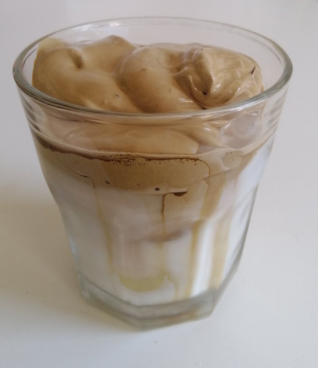 WellnessWis's tweet photo. I is for #imitatetoinnovate
My #initiation into the world of #dalgonacoffee #icedcoffee 
#brunch #sweettooth #guiltypleasures #Coffee #SundayBrunch #sundayvibes #lockdown #wisforwellness #MentalHealthMatters #mentalhealth #healthandwellness https://t.co/TIxjy71aRr