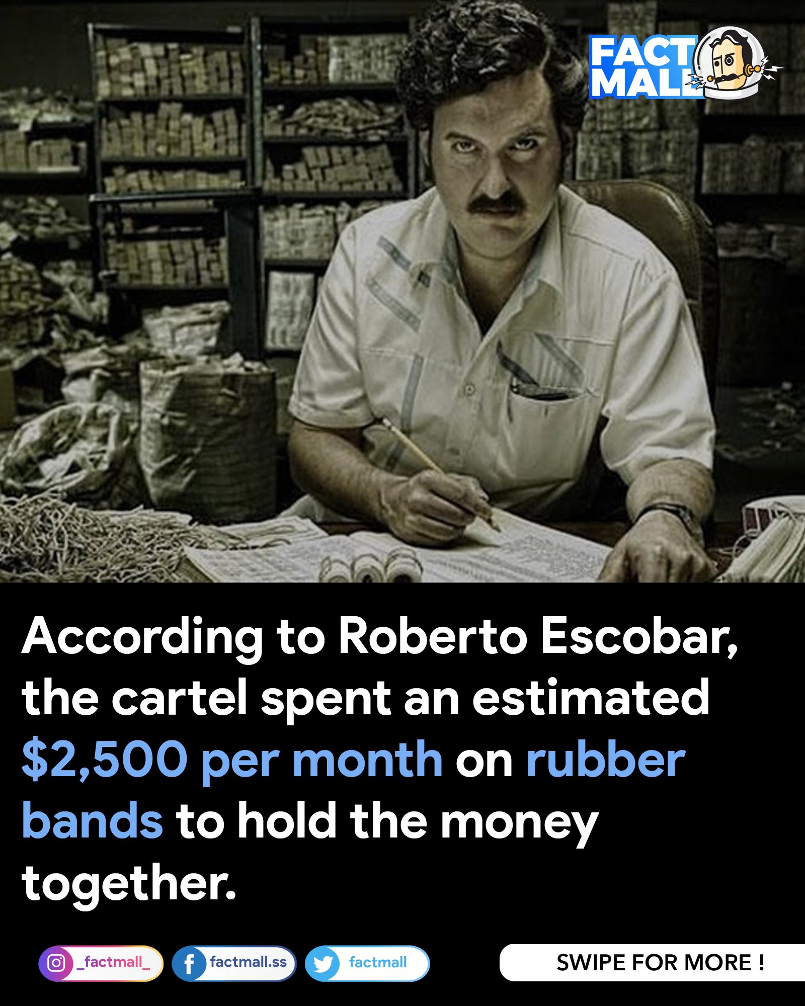 Pablo Escobar Money Facts