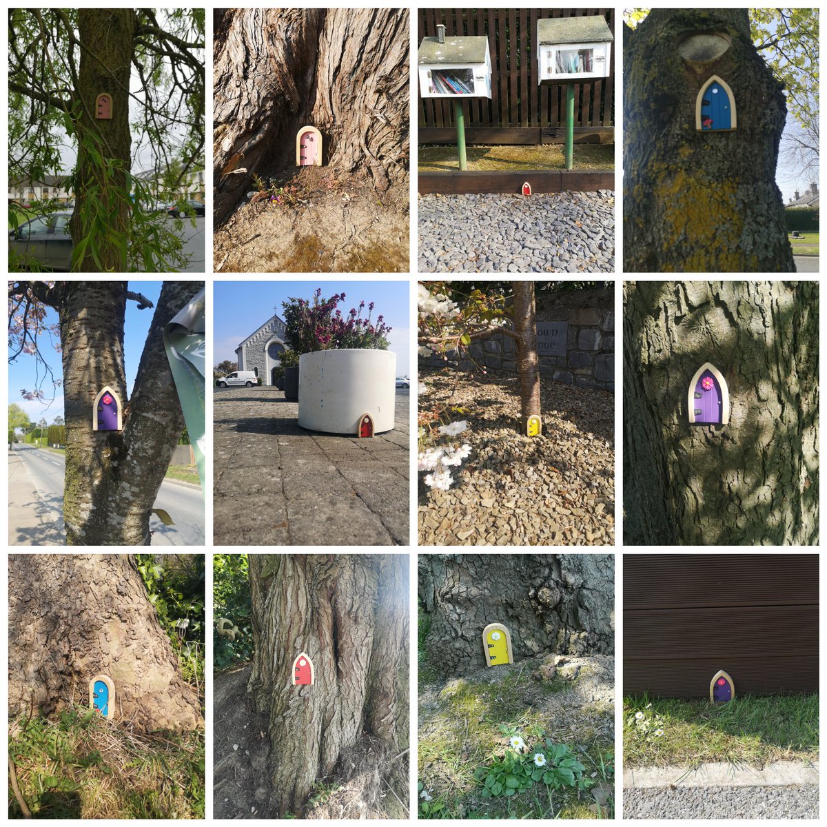Thank you to <a href="/IrishFairyDoor/">The Irish Fairy Door Co.</a> for relocating12 fairies from Fairy Valley to Oldtown village, can you spot all 12 locations?