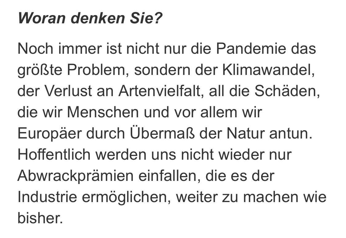 Das sagt nicht Annalena Baerbock oder Robert Habeck oder Svenja Schulze, das sagt Wolfgang Schäuble. Politische Interviews, die überraschen, sind selten geworden, es gibt sie aber. tagesspiegel.de/politik/bundes…