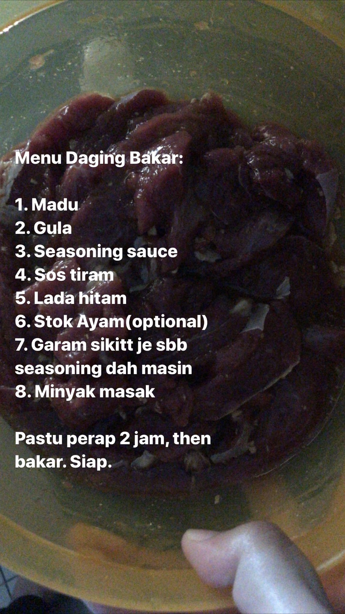 Bangi Kayman Zarzou Alluskin Strange Sugar On Twitter Resepi Daging Bakarr Tips Untuk Bagi Daging Cepat Lembut Masukkan Sikit Baking Powder Soda Bikarbonat Nak Bagi Daging Jadi Juicy Potong Daging