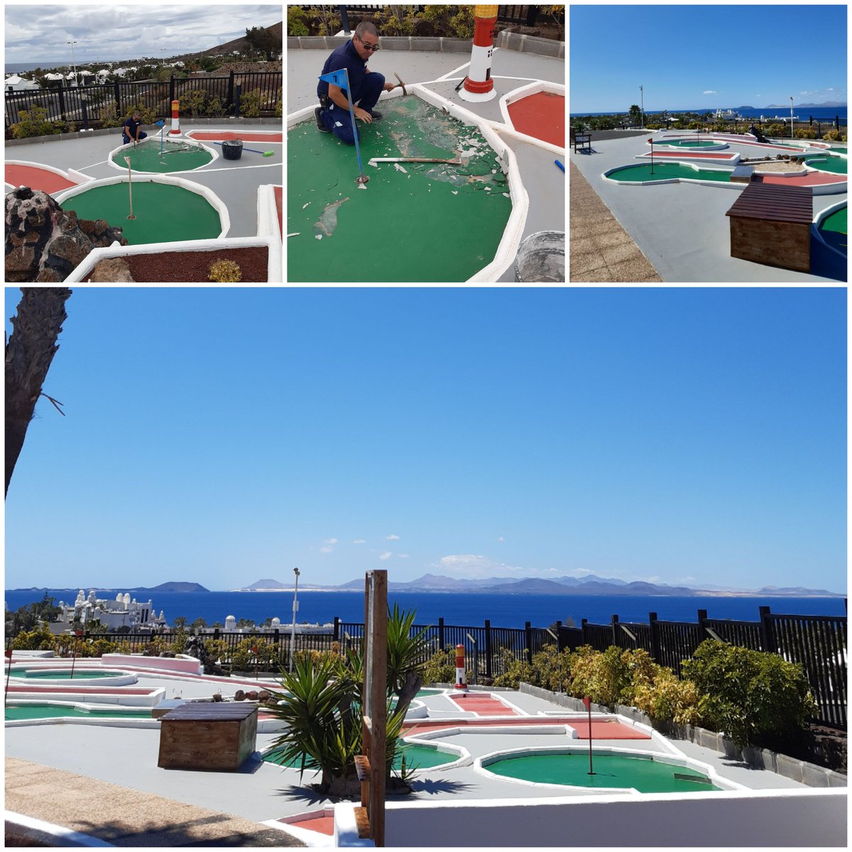 In #JardinesdelSol we are working hard to have everything in perfect conditions for the day that our guests can return. #painting #Lifeatdiamond #diamondresorts #staysafeatdiamond