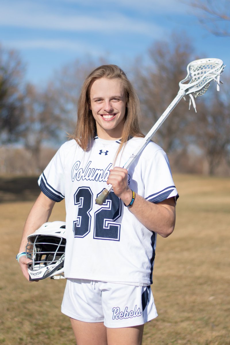 🥍💥Senior Spotlight💥🥍 DYLAN LEINHART 
2 YEAR CAPTAIN #32 Face off
Dylan is a 4 year Varsity player. He plans to attend Colorado Mesa University in the fall where he has committed to play lacrosse. #GoRebels #LaxSeniorSpotlight <a href="/Rebel_Athletics/">Columbine Athletics</a>