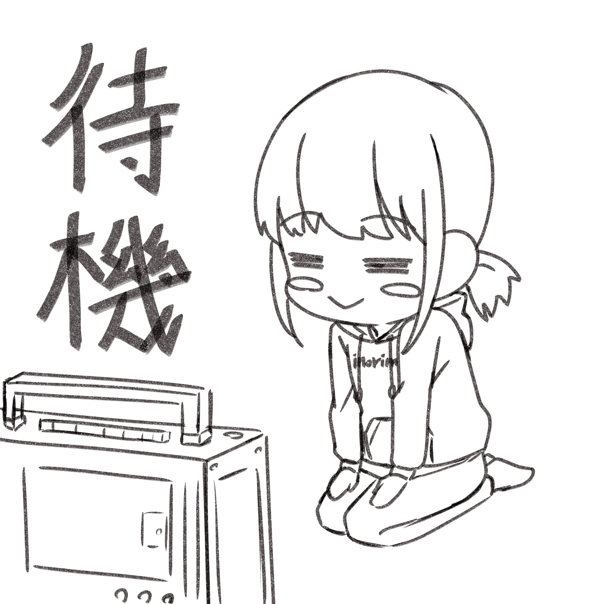 シュン メロフラ待機イラスト Melody Flag T Co 50gwwodiqr Twitter
