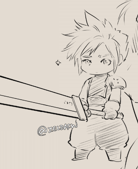 Baby Cloud #FF7 