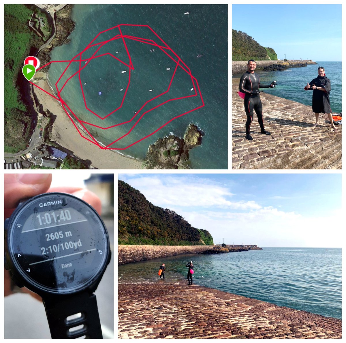 FXFitnessJersey's tweet image. #2point6challenge with @DAVOne1 (for safety reasons but always 2m apart) in aid of @JerseyJSPCA - 2.6k 🏊🏼‍♂️ round Bouley Bay (regular challenge location, #halfeveresting 🚴🏼‍♂️ that hill in Feb) - grateful swimming still permitted in jersey, making the most of this opportunity &amp;amp; sun 🌞