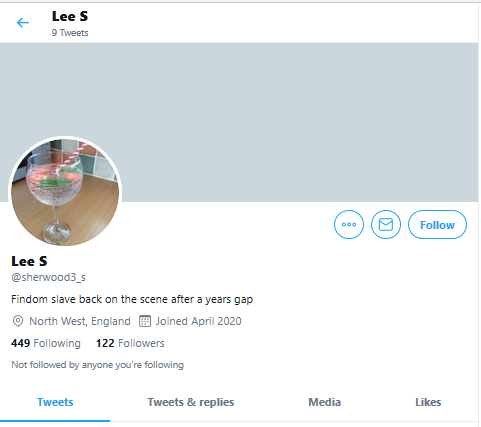 MemberBlasts's tweet photo. @BritishxGoddess @LeeSherwood3 @GoddessCarlaaa @PrincessRosy96 @silvergoddess01 Just ran again.

Switched from @leesherwood3 to @sherwood3_s 

(As if that'll stop the word from spreading and not make you look guilty as hell in the process.) https://t.co/8zz1L9CpXa