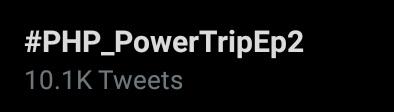 zhu_ahn's tweet image. As of 9:40 pm.  10.1k tweets na po yung #PHP_PowerTripEp2 💪 

@_PHPmusic #PHPMusic #PHP_PowertripEp2