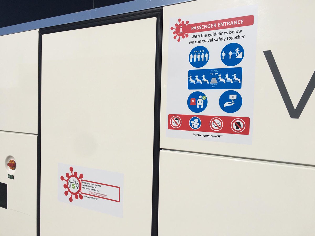 VanHeugtenTours's tweet photo. Wij hebben een oplossing voor #beroepsgroepen die onmogelijk thuis kunnen werken. Wellicht zou uw #werkgever kunnen investeren in collectief #werknemersvervoer. Veilig woon-werkverkeer met onze #corona class #bussen. #covid19 #Mobiliteit #busondemand https://t.co/SBGrQaA2CC